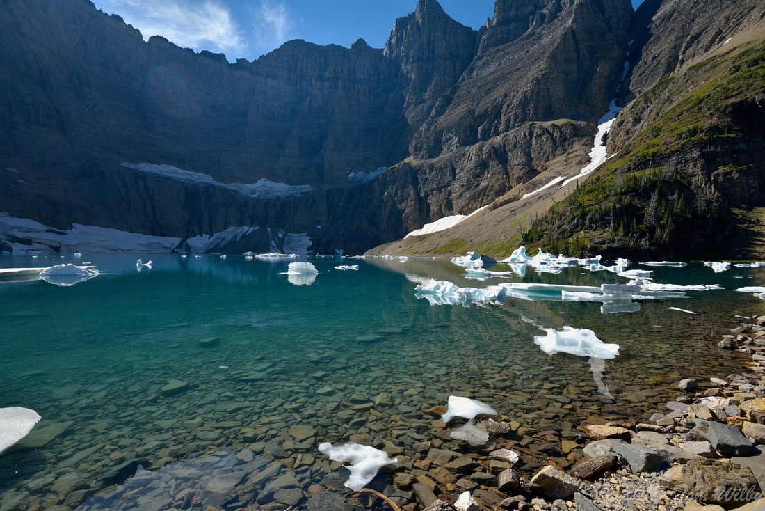The Ptarmigan Trail is a scenic 10 mile trail to Iceburg Lake
